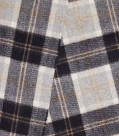 Brush Check Scarf*Purdey Outlet