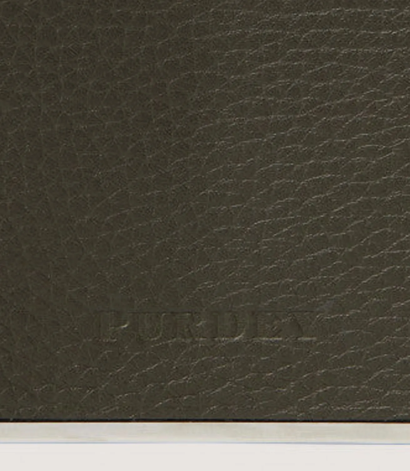 Grainy Leather Hip Flask In Olive Green*Purdey Cheap