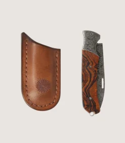Hunter Folding Knife In Steel*Purdey Fashion