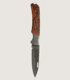 Hunter Folding Knife In Steel*Purdey Fashion