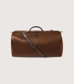 Leather Duffle Holdall Loader In Cognac*Purdey Fashion