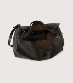 Leather Duffle Holdall Loader In Dark Brown*Purdey Shop