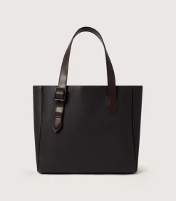 Leather Tote Keeper In Dark Brown*Purdey Cheap