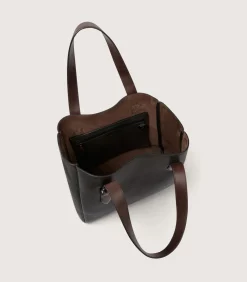 Leather Tote Keeper In Dark Brown*Purdey Cheap