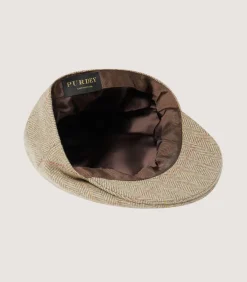 Litton Short Peak Cashmere Tweed Cap In Dughaill*Purdey Flash Sale