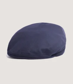 Litton Short Peak Loden Cap In Navy*Purdey Cheap