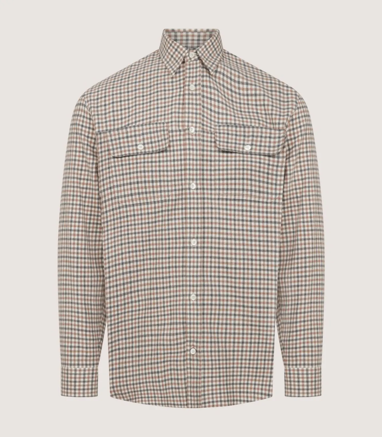 Men'S Club Check Double Pocket Shirt*Purdey Discount