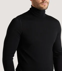Men'S Extra Fine Worsted Cashmere Seamless Turtleneck*Purdey Best