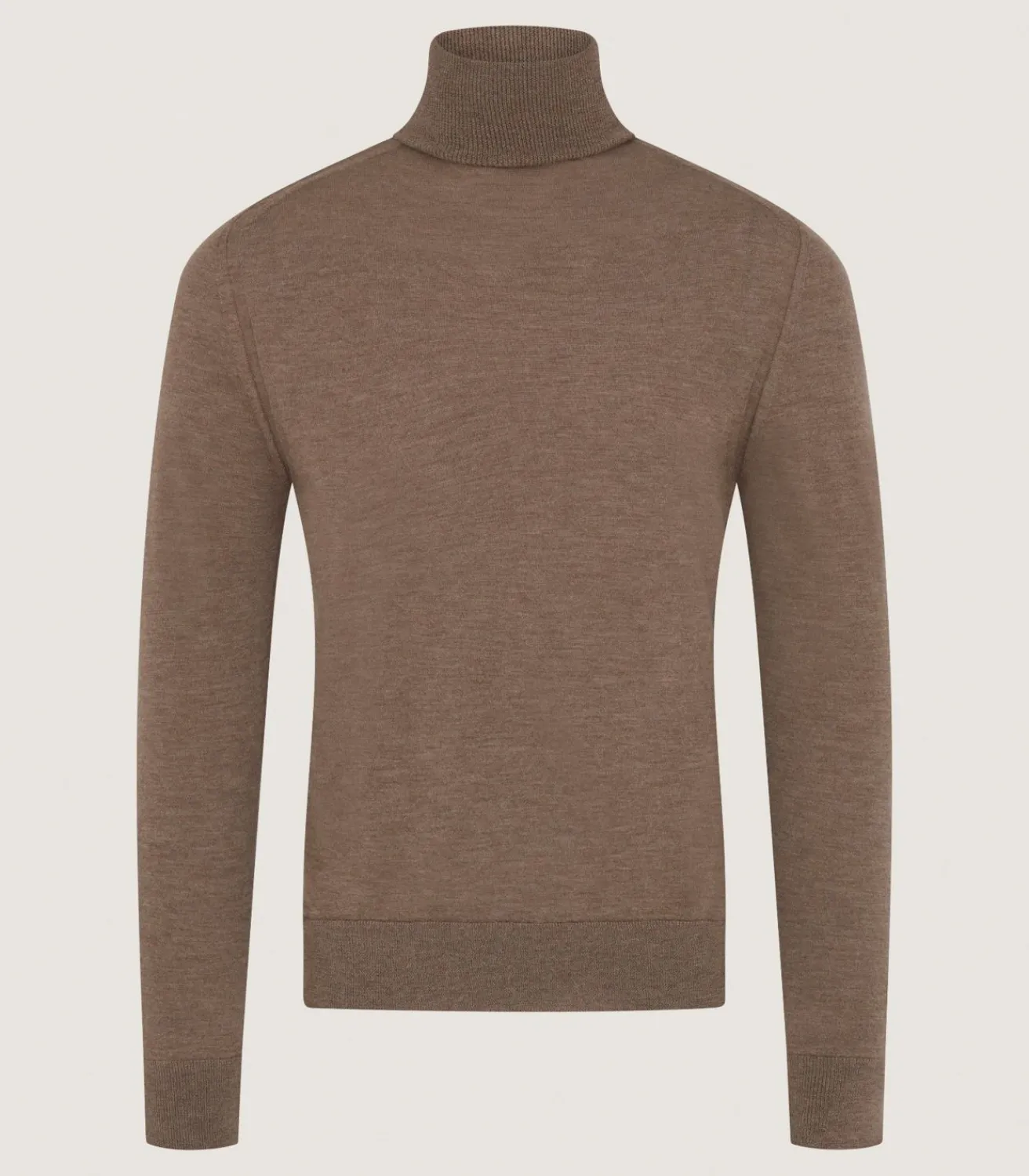 Men'S Extra Fine Worsted Cashmere Seamless Turtleneck*Purdey Shop