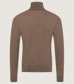 Men'S Extra Fine Worsted Cashmere Seamless Turtleneck*Purdey Shop