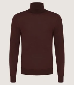 Men'S Extra Fine Worsted Cashmere Seamless Turtleneck*Purdey Cheap