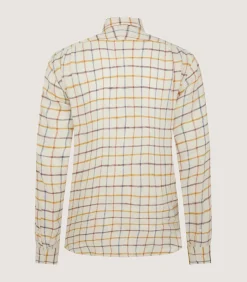Men'S Linen Flannel Tattersall Sporting Shirt*Purdey Best