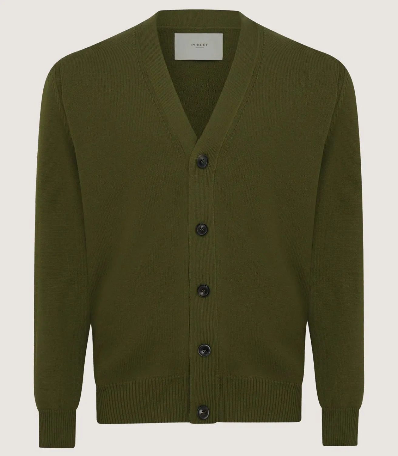 Men'S Loden Audley Cardigan*Purdey Cheap