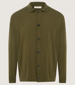 Men'S Loden Audley Long Sleeve Polo*Purdey Best