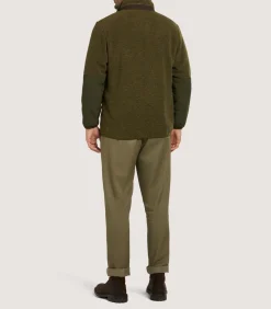 Men'S Merino Lux Half Zip Sporting Fleece*Purdey New