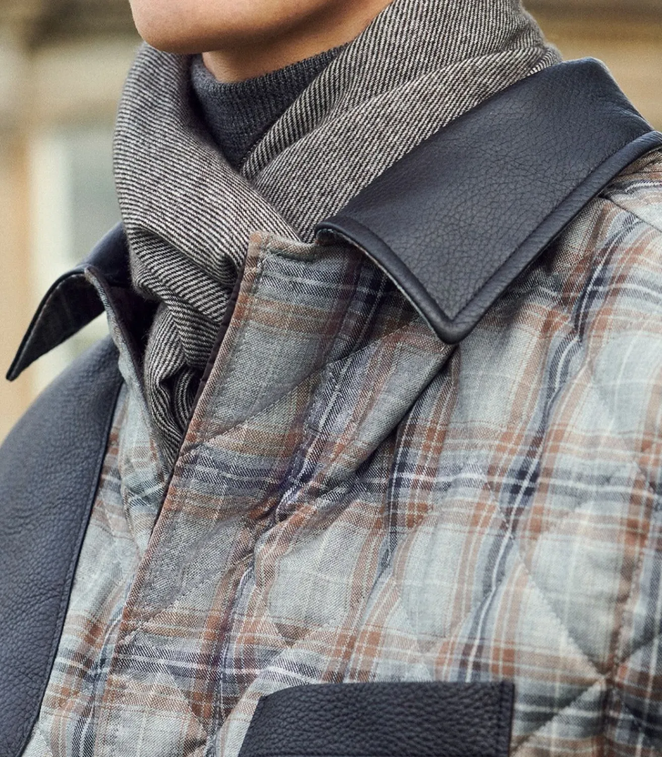 Men'S Padded Barn Gilet In Flannel Grey*Purdey Online