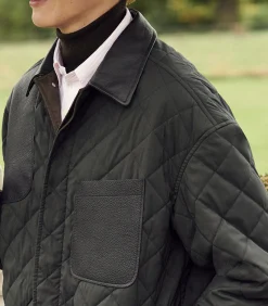 Men'S Padded Barn Jacket In Loden*Purdey Hot