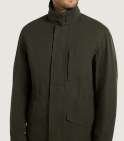 Men'S Range Coat In Dark Olive*Purdey Best Sale