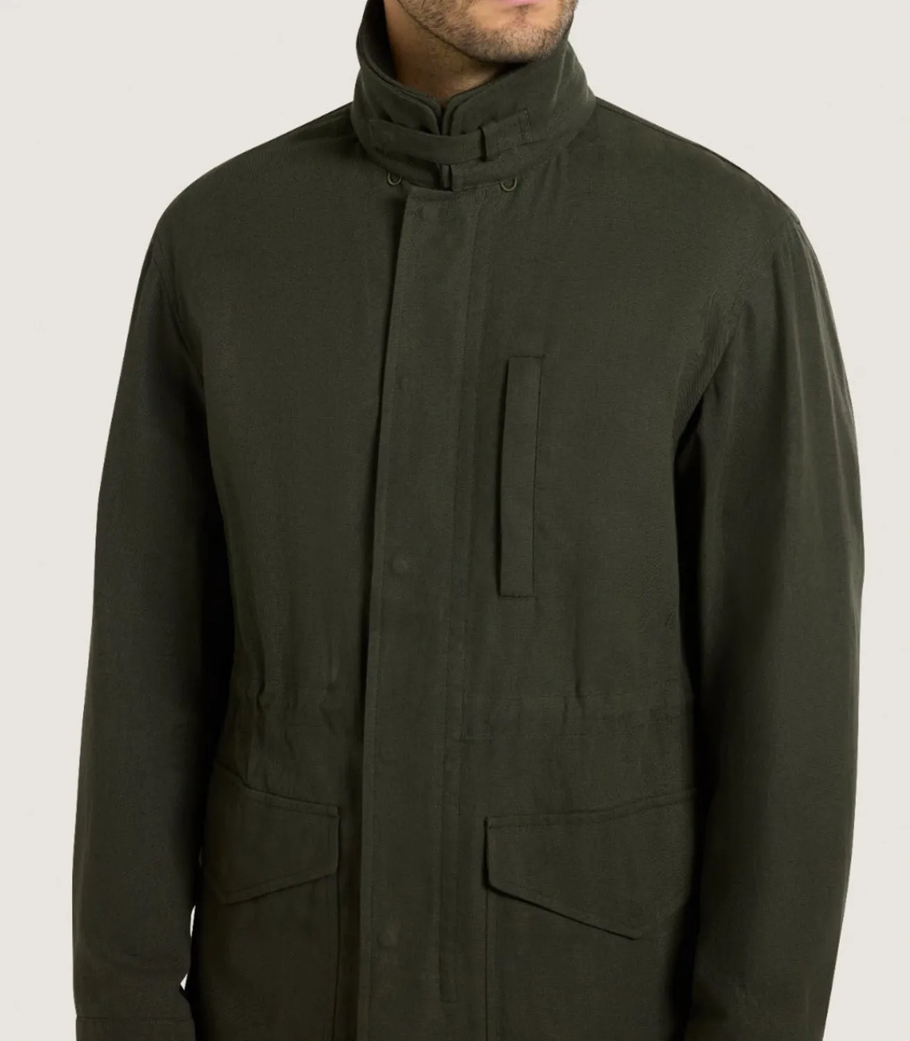 Men'S Range Coat In Dark Olive*Purdey Best Sale