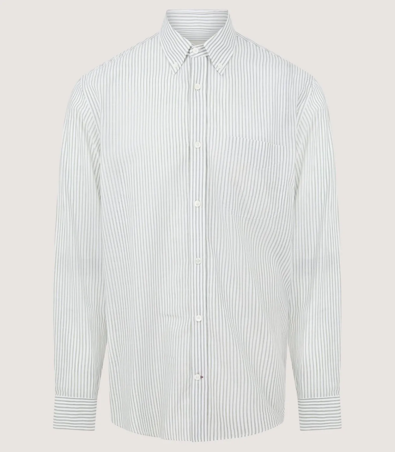 Men'S Sage Button Down Shirt*Purdey Fashion