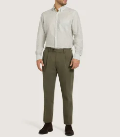 Men'S Sage Button Down Shirt*Purdey Fashion