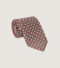 Men'S Small Medallion Tie*Purdey Sale