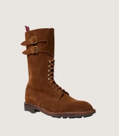 Men'S Suede Twin Stap Boot With Ridgeway Sole*Purdey Cheap