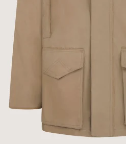 Men'S Summer Dry Wax Field Coat In Taupe*Purdey Cheap