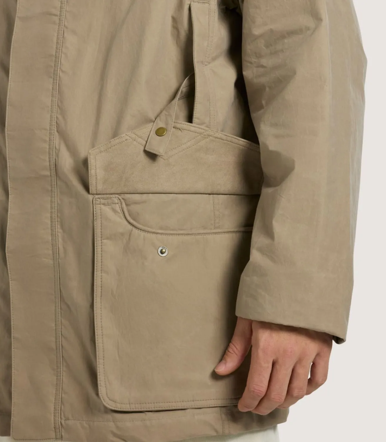 Men'S Summer Dry Wax Field Coat In Taupe*Purdey Cheap