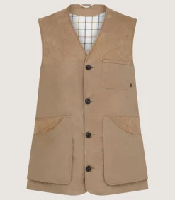 Men'S Summer Dry Wax Sporting Vest In Taupe*Purdey Shop