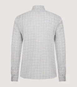 Men'S Summer Sporting Half Tattersall Double Cuff Shirt*Purdey Online