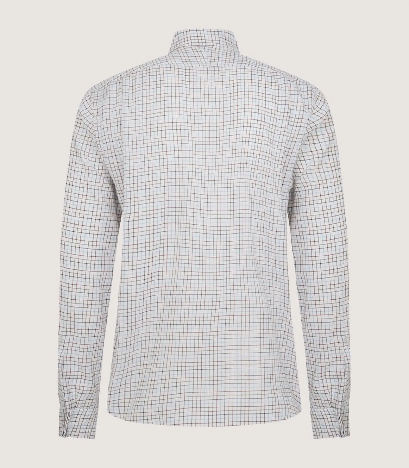 Men'S Summer Sporting Half Tattersall Double Cuff Shirt*Purdey Online