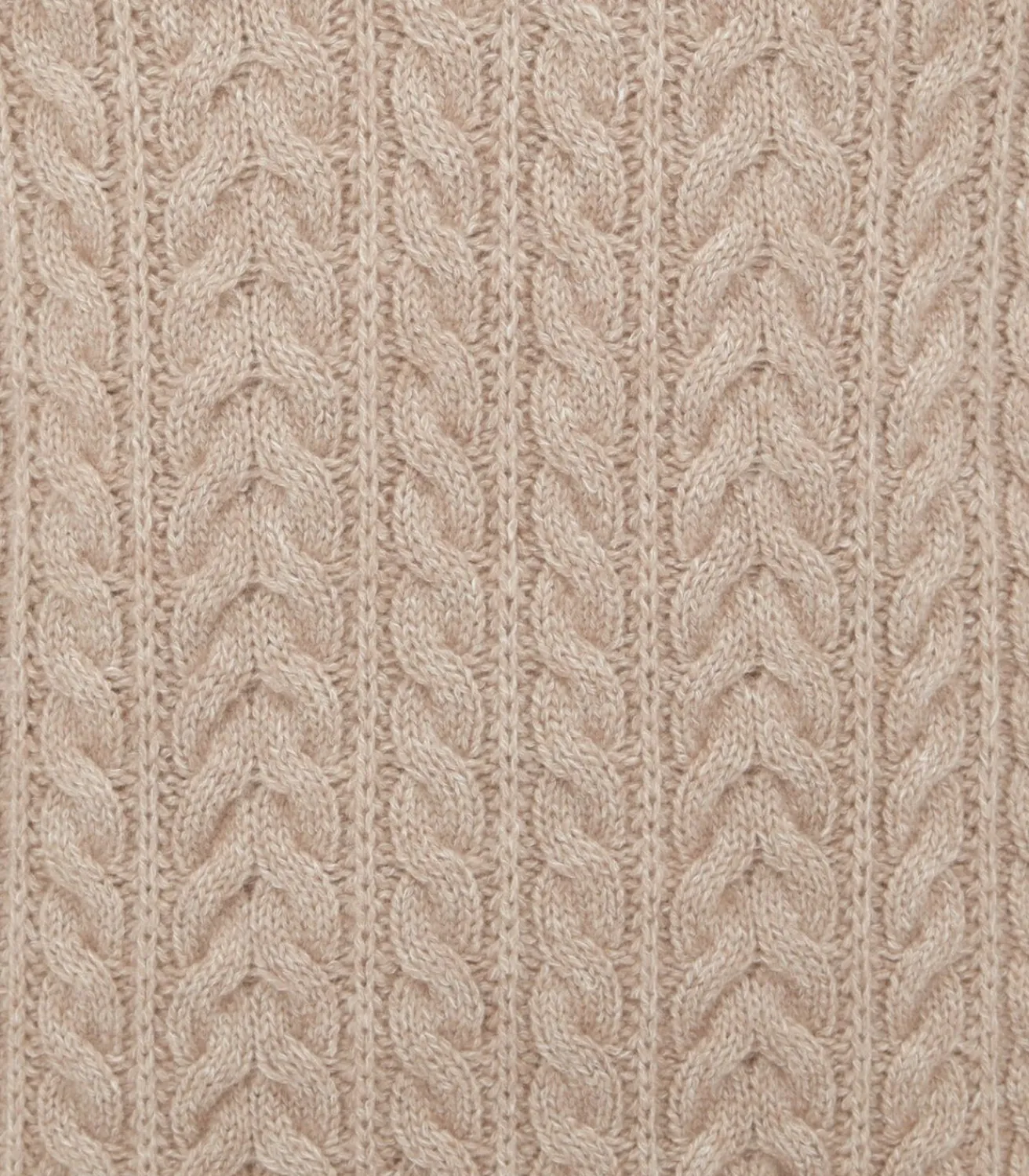 Men'S Taupe Cashmere Linen V Neck Cricket Jumper*Purdey Online