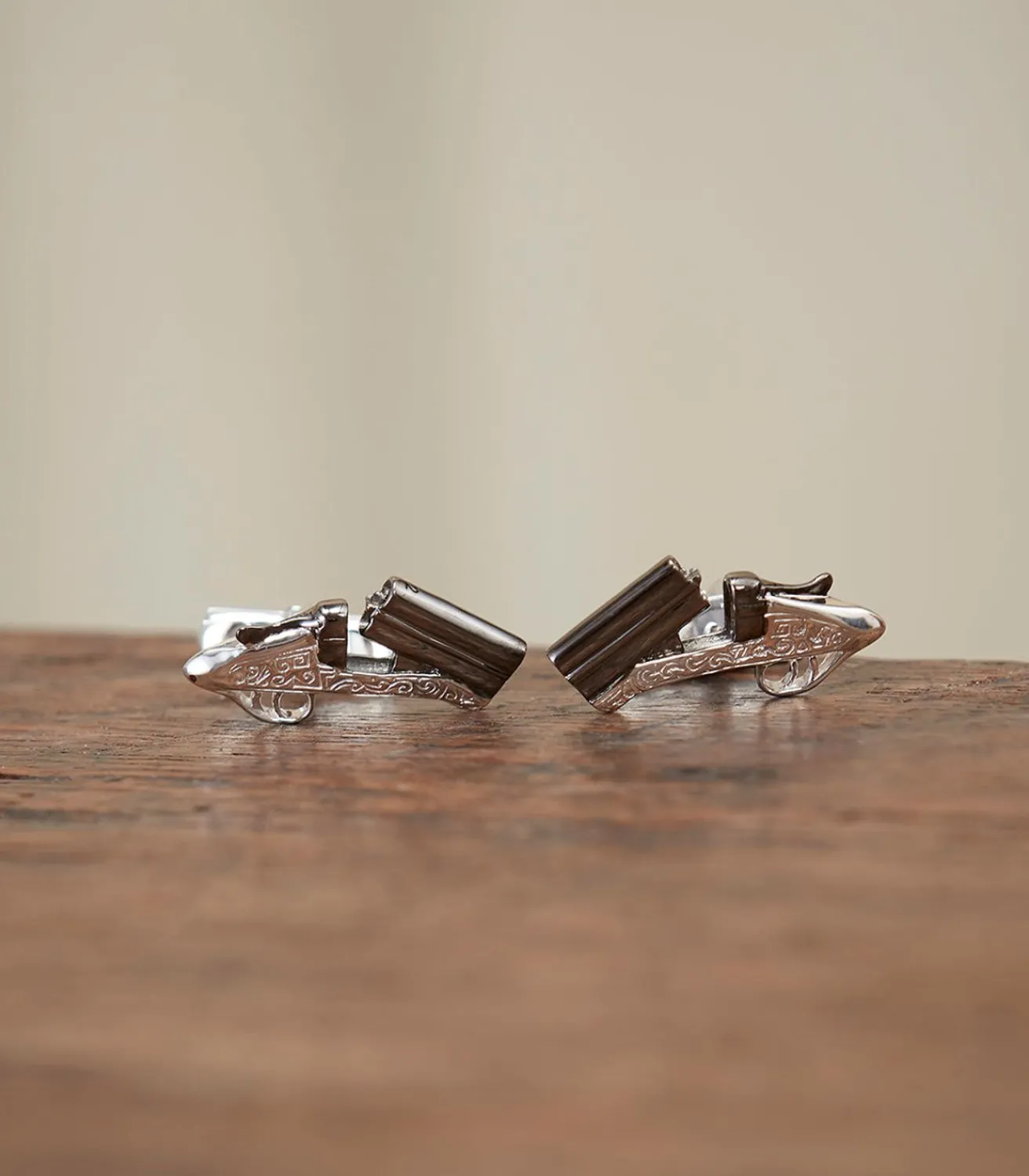 Over-And-Under Silver Cufflinks In Silver*Purdey Cheap