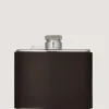 4Oz Leather Flask In Dark Brown*Purdey Cheap