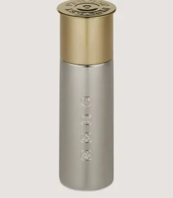 Pewter Cartridge Flask In Steel*Purdey Online
