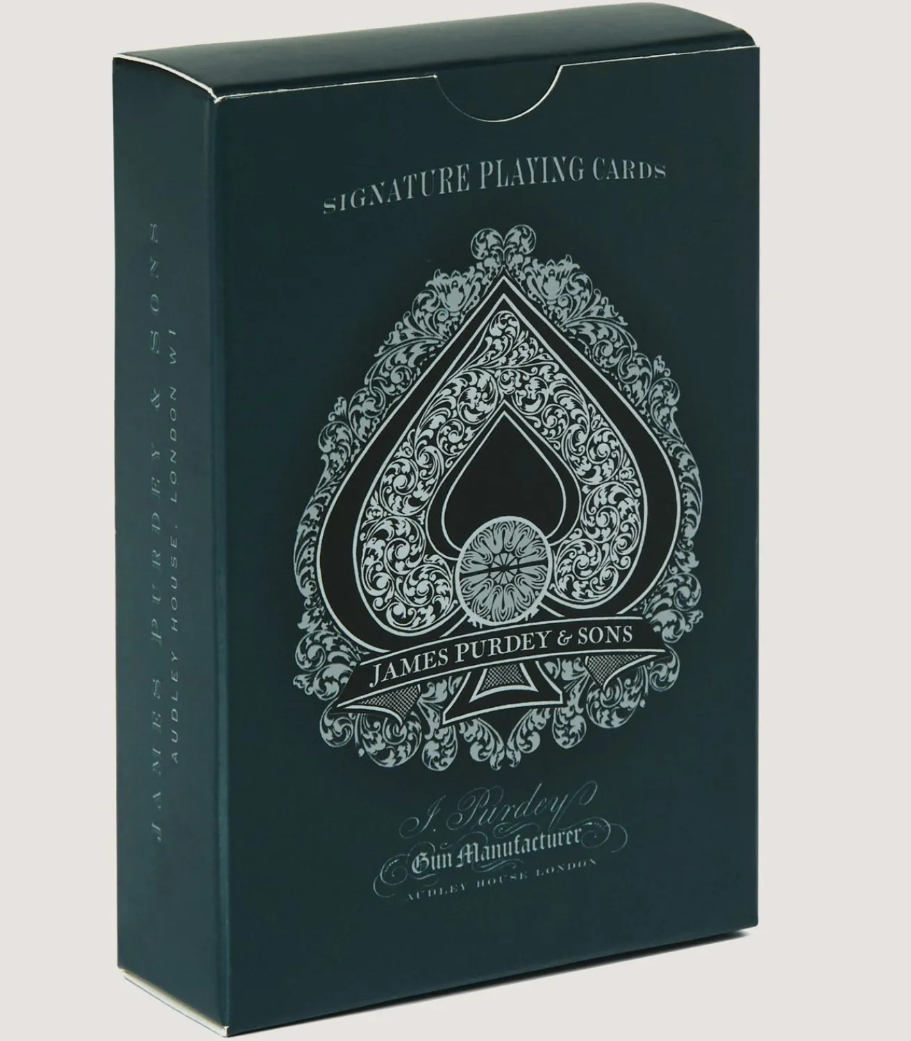 Engraved Playing Cards In Midnight Blue*Purdey Outlet