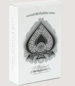 Engraved Playing Cards In Silver*Purdey Best Sale