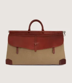 Side-By-Side Weekend Bag In Moss Green*Purdey Shop