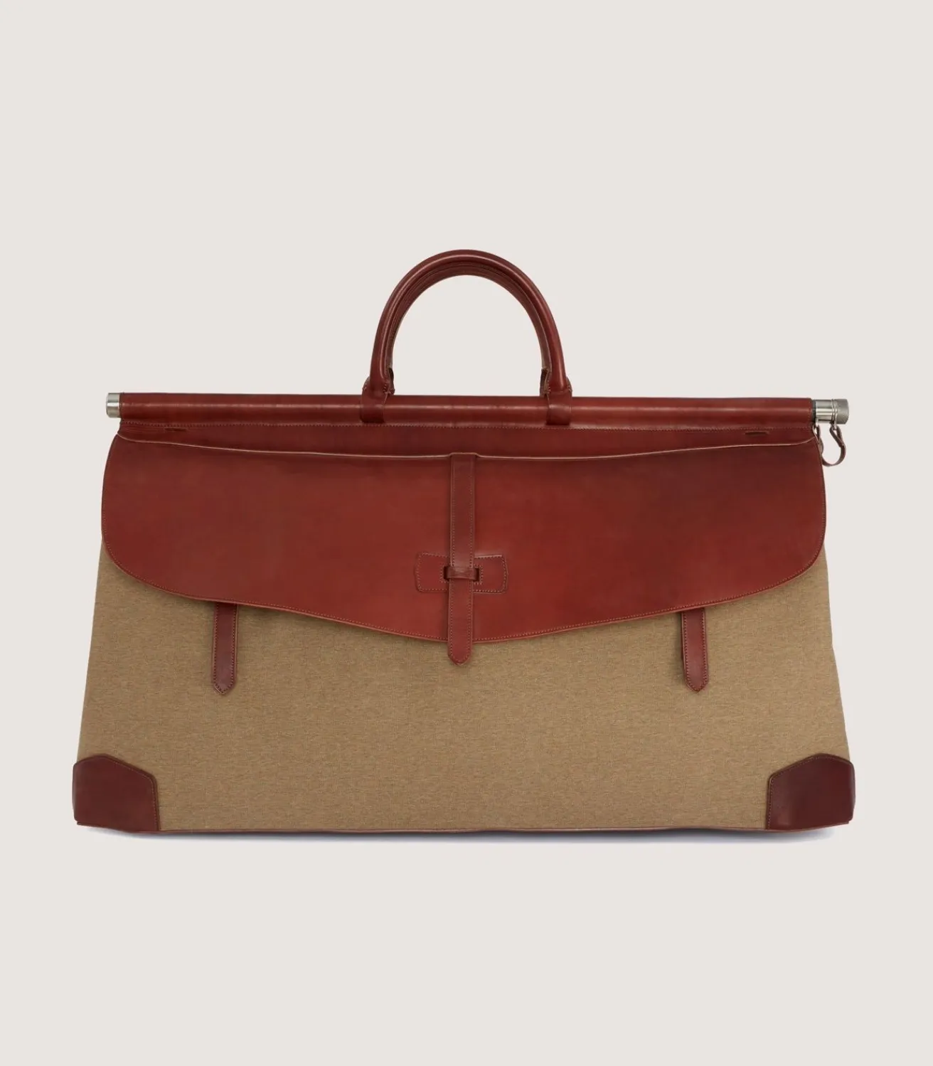 Side-By-Side Weekend Bag In Moss Green*Purdey Shop