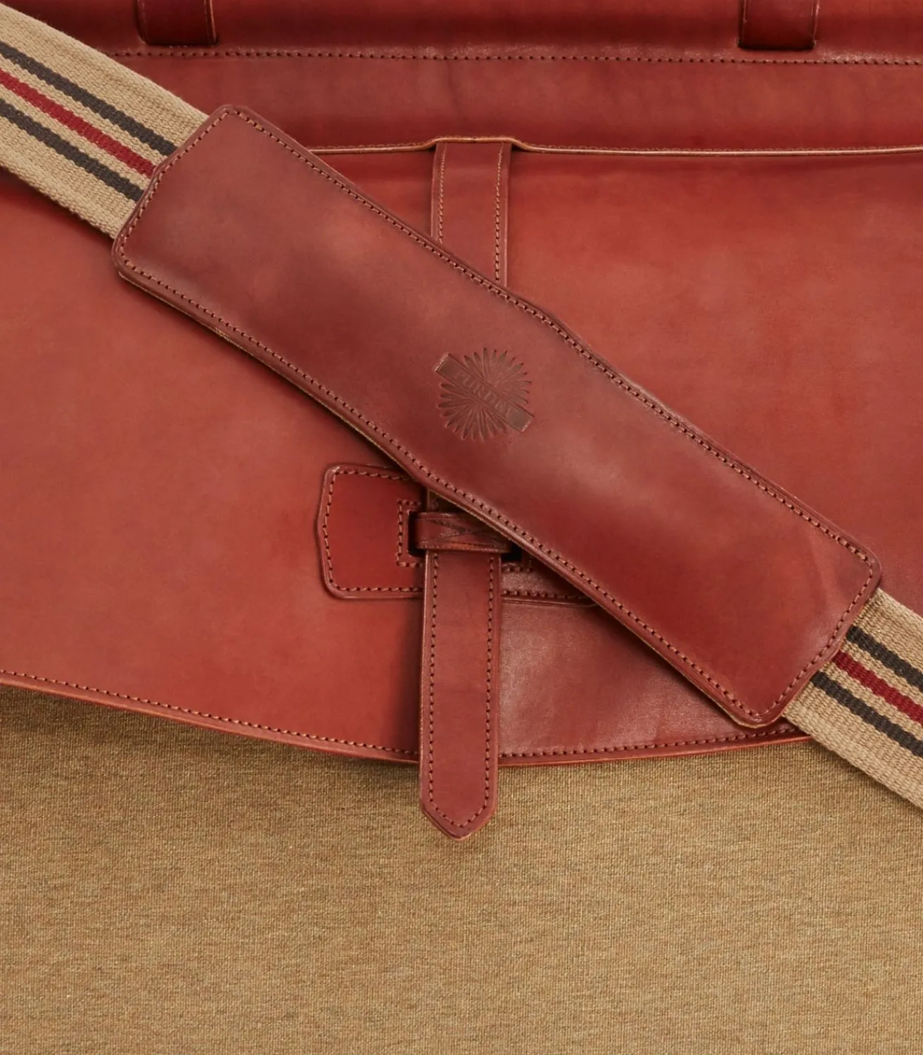 Side-By-Side Weekend Bag In Moss Green*Purdey Shop