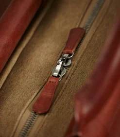 Side-By-Side Weekend Bag In Moss Green*Purdey Shop