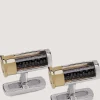 Silver Cartridge Cufflinks With Loose Shot In Silver*Purdey Store
