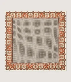 Small Medallion Scarf In Rust*Purdey Best Sale