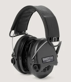 Swatcom Tactical Headset In Black*Purdey Clearance