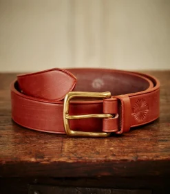 Unlined Bridle Leather Belt In London Tan*Purdey Store