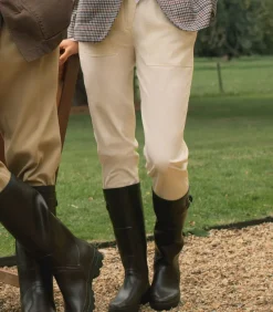 Women'S Brushed Cotton Twill Paddock Trousers In Stone*Purdey Best