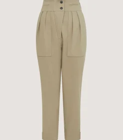 Women'S Brushed Cotton Twill Paddock Trousers In Khaki*Purdey Hot