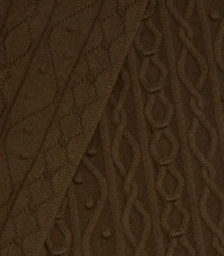 Women'S Cashmere Aran Scarf*Purdey New