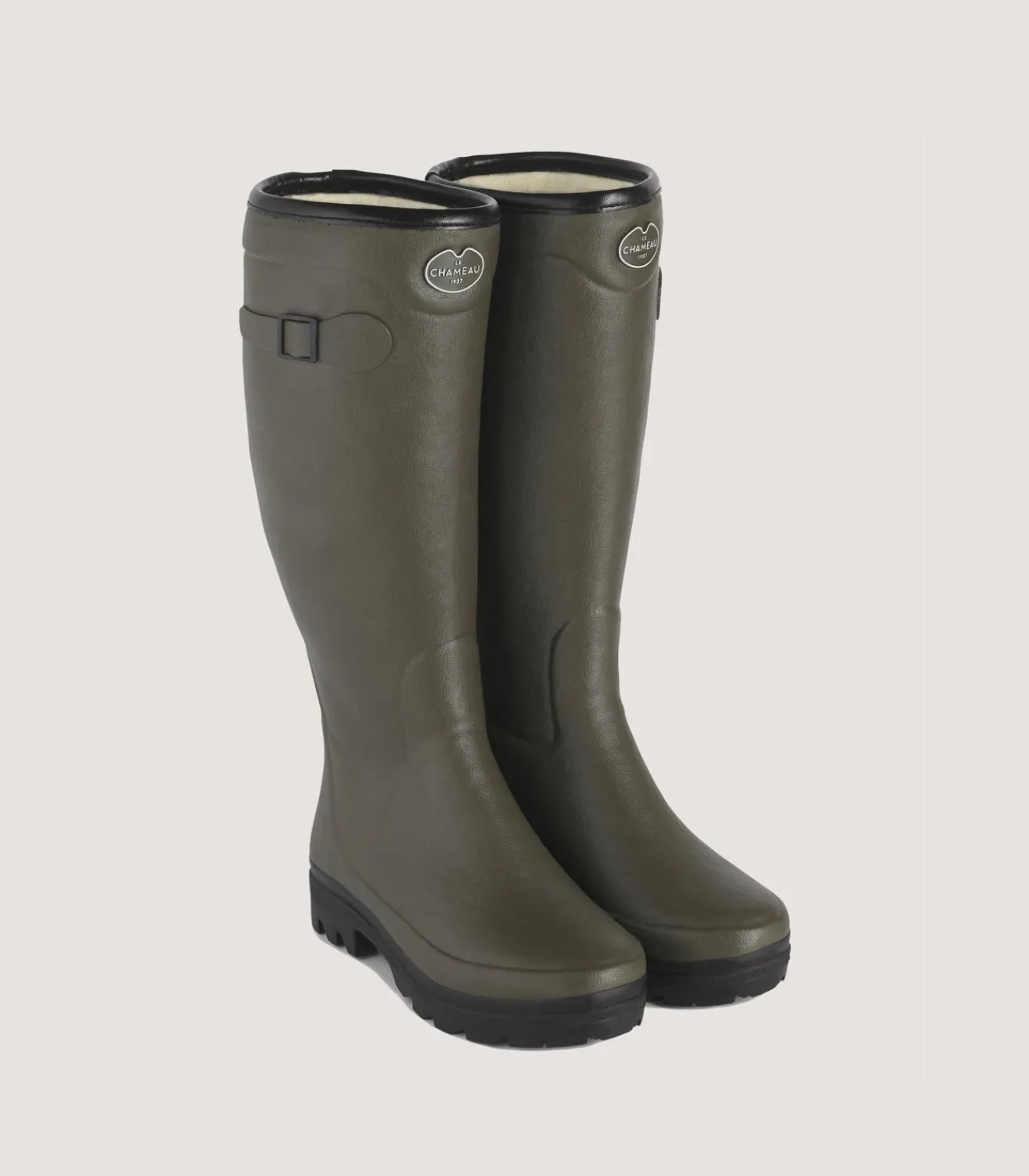 Women'S Le Chameau Country Wool Lined Boot In Dark Green*Purdey Outlet